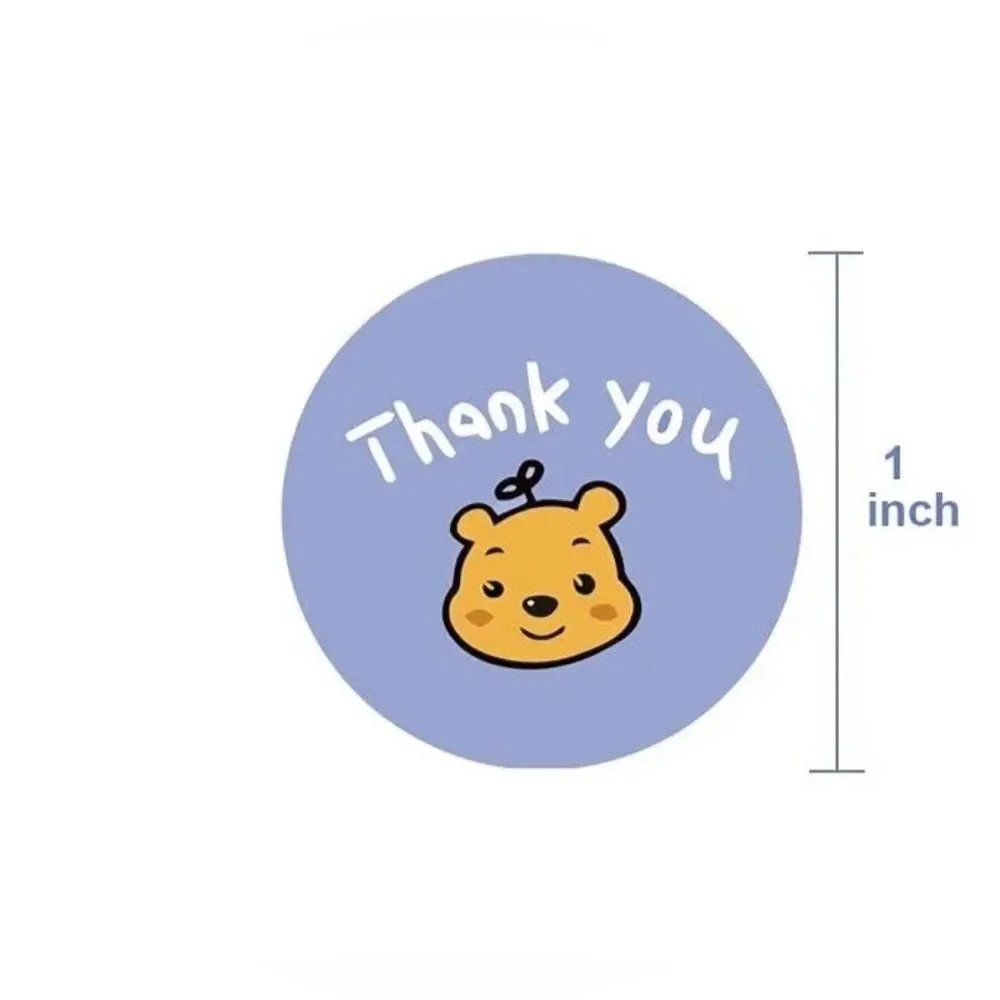thank you stickers (variety pack) 1in round | shipping supplies 1
